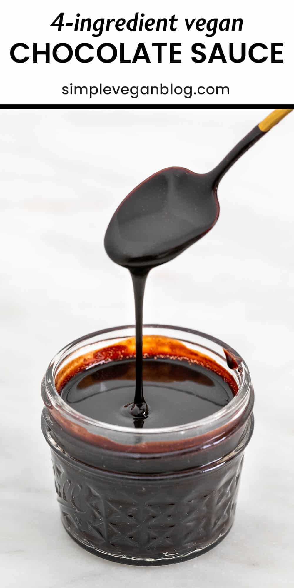 Homemade Vegan Chocolate Sauce: Perfect for Drizzling & Dipping